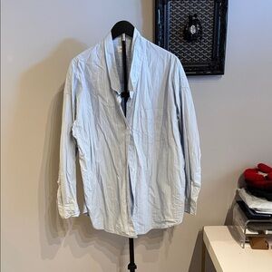 Aritzia Light Blue Button Down Shirt